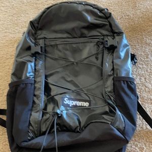 Supreme backpack in black!